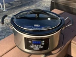 Hamilton Beach Programmable Stay Or Go Slow Cooker, Quarts, Silver, 33967A. Fixed Price $31.00.