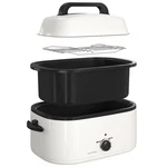 Heynemo 26 Quart Electric Turkey Roaster Oven With Visible Glass Lid,. Fixed Price $90.29.