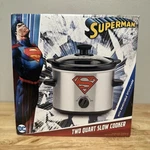 Dc Comics Superman 2-QUART Slow Cooker Crockpot Brand New. Fixed Price $29.99.