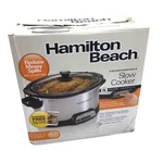 New Hamilton Beach 33453R Quart Slow Cooker Digital Programmable. Fixed Price $24.99.
