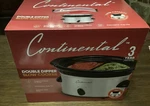 Continental Double Dipper Slow Cooker 1 Liter. Fixed Price $26.00.