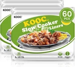 Slow Cooker Liners 13X21 Inch 60 Count Large Size Disposable Plastic Bags Pot. Fixed Price $33.99.