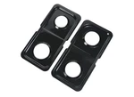 Ge Gas Stove Drip Pans WB34K10009/10010 Porcelain Double Burner Bowls 2PCS. Fixed Price $38.80.