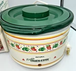 In Box Rival Crock-ette Pot 1 Quart Fiesta Model 3200 Mexican Recipe Book. Fixed Price $17.99.