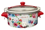 Pioneer Woman Rare Melody Pattern 6 Quarts Crock Pot Slow Cooker With Lid. Fixed Price $45.00.