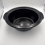 Bella Pro 5QT Slow Cooker #22977B Oval 5-QUART Stoneware Liner. Bowl Only Black. Fixed Price $29.95.