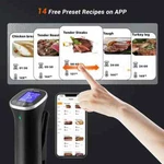 Inkbird Wifi Cooker ISV-300W, 1000 Watts Sous-vide Machine New Sealed. Fixed Price $89.99.