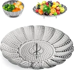 Zocy Steamer Basket, Stainless Steel Vegetable Baskets For Steaming Cookin. Fixed Price $13.78.