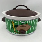 Rival Football Crock Pot SCVS300 The 50 Yard Line Slow Cooker 3.5 Q Clean Works!. Fixed Price $31.95.