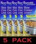 5X Reynolds Kitchens Slow Cooker Liners Regular (fits 3-8 Quarts) Pk. Fixed Price $53.99.