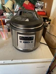 Insignia Qt. Multi-function Pressure Cooker/insta Pot Model NS-MC80SS9. Fixed Price $45.00.