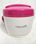 Crock-pot Lunch Mini Warmer White & Pink Pre-owned Oz # SCCPLC200-PK. Fixed Price $21.47.