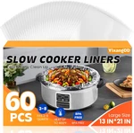 60 Pack Slow Cooker Liners, Large Size 13"X 21" Cooking Bags Disposable Pot. Fixed Price $26.99.