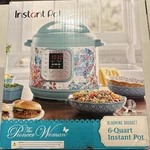 The Pioneer Woman Instant Pot 7-IN-1 6 Quart Blooming Bouquet Floral Teal New. Fixed Price $139.99.