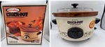 Vtg Rival Qt Almond Crock Pot Stoneware Slow Cooker 3350/2 Plastic Lid Read. Fixed Price $175.95.