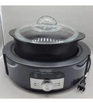 Pampered Chef Digital Slow Cooker 100467 Black With Qt Rock Crok New In Boxes. Fixed Price $225.00.