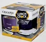 New Crock Pot Slow Cooker Travel Portable Electric Lunch Handle Lid Purple White. Fixed Price $32.84.