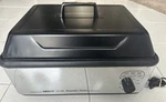 Vintage Nesco 18 Qt Roaster Oven Usa Made Chrome Teflon 4112-20 Vtg. Fixed Price $128.00.