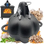 Aokdeer Wood Stove Steamer, Cast 10.2"D X 7.8"W 8.6"H, Humidifiers Large. Fixed Price $22.70.