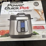 Power Quick Pot 8-IN-1 6 Quart 1200W One-touch Multi Cooker -stainless Steel Nib. Fixed Price $65.00.