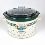 Vintage Rival Garden Of Good Things Crock Pot 3355 Qt W Lid. Fixed Price $22.99.