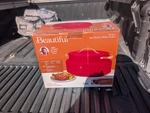 Beautiful 10 In 1, 6 Qt Electric Multi-cooker Red By Drew Barrymore. Fixed Price $50.00.