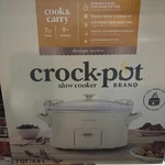 Crock Pot Design Series 7 Quart Carry Slow Cooker Digital Locking Lid. Fixed Price $65.00.