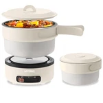 2L Portable Electric Cooker Foldable Handle Non-stick Dual Power Camp. Fixed Price $62.79.