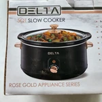 Delta 5QT Ceramic Slow Cooker Brand New Never Used. Fixed Price $29.99.