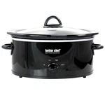 Better Chef 3 Quart Oval Slow Cooker With Removable Stoneware Crock In Black. Fixed Price $59.21.