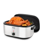 Aroma 22QT Electric Roaster Oven With Removable Pan And Granite Enamel Finish 1. Fixed Price $71.99.