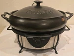 Rival Crock-pot Versaware SCI609-HSN Slow Cooker Black Stoneware Stainless Steel. Fixed Price $76.99.