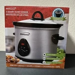 Brentwood SC-130S 3-QUART Slow Cooker Stainless Steel Body (SC130S). Fixed Price $35.00.