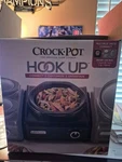 Crock Pot Hook Up Qt. Round Slow Cooker Connectable Unit SCCPMD2-CH Open Box. Fixed Price $50.00.