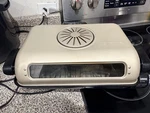 Zojirushi Japan 1300W EF-VPC40 Fish Roaster, Metallic Gray Euc. Fixed Price $85.82.