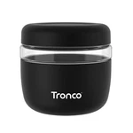 Tronco 24 Glass Lunch Bowl Container With Lid, Food Oz, Black. Fixed Price $30.29.