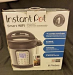 Instant Pot Smart Wifi - 6 Quart Electric Programmable Pressure Cooker Open Box. Fixed Price $104.99.