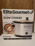 Elite Gourmet MST-900V Slow Cooker, 8.5 Qt, New!. Fixed Price $38.00.