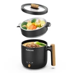 Audecook Hot Pot Electric With Steamer, 1.8L Portable Mini Travel Cooker, Mul.... Fixed Price $48.46.