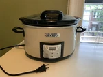 Crock-pot 6-QUART Smart-pot Slow Cooker SCCPVC400H- Py Programmable. Fixed Price $25.99.