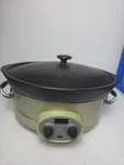 Crock Pot Versaware Pro Slow Cooker Model SCVI600B SC37 Beige Qt Quart. Fixed Price $59.90.
