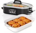 Magnifique 4 Quart Casserole Digital Slow Cooker, Premium Ceramic Bakeware For. Fixed Price $91.62.