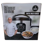 Robert Irvine Digital 2 Quart Multi-cooker New Open Box Never Used. Fixed Price $19.95.