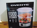 Ovente Food Steamer 5 Qt 2-TIER Meal Stackable For Veggies, Fish. Fixed Price $31.50.