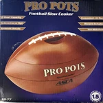 Pro Pots Football Slow Cooker 1.5 Qts Dip Warmer FB-77 New Never Used Open Box. Fixed Price $29.59.