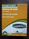 Slow Cooker Liners, 30 Pack, Oven, Freezer, Micro 13"X21", Easy Clean Up Nip Nwt. Fixed Price $14.00.