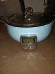 Greenpan Elite Essential Smart Electric 6QT Skillet Steamer&tool New-oxford Blue. Fixed Price $160.00.