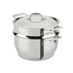 All-clad 5QT Stainless Steel Steamer Insert Gourmet Accessories Pot. Fixed Price $98.99.