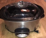 Rival 3860 6QT Oval Black Crock Pot Slow Cooker Smart. Fixed Price $44.95.