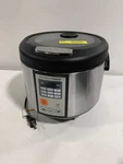 Lightly Used Hamilton Beach 4.5 Qt Silver Stainless Steel Programmable Multi-coo. Fixed Price $8.69.